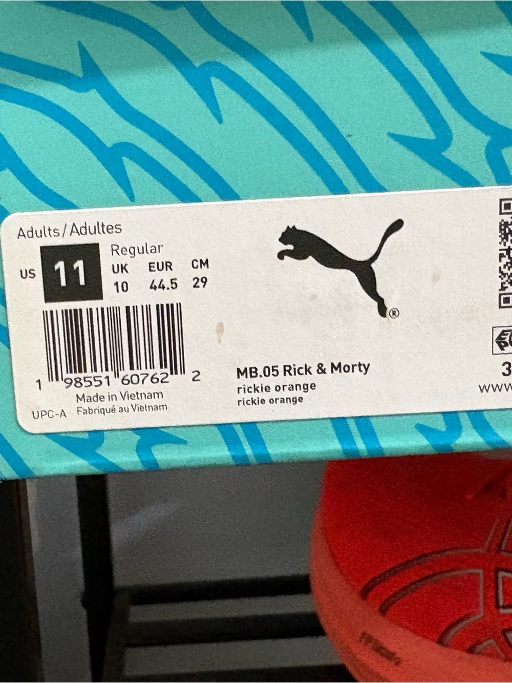 PUMA x Rick and Morty men’s basketball shoes size 11BRAND NEW IN BOX NEVER WORN